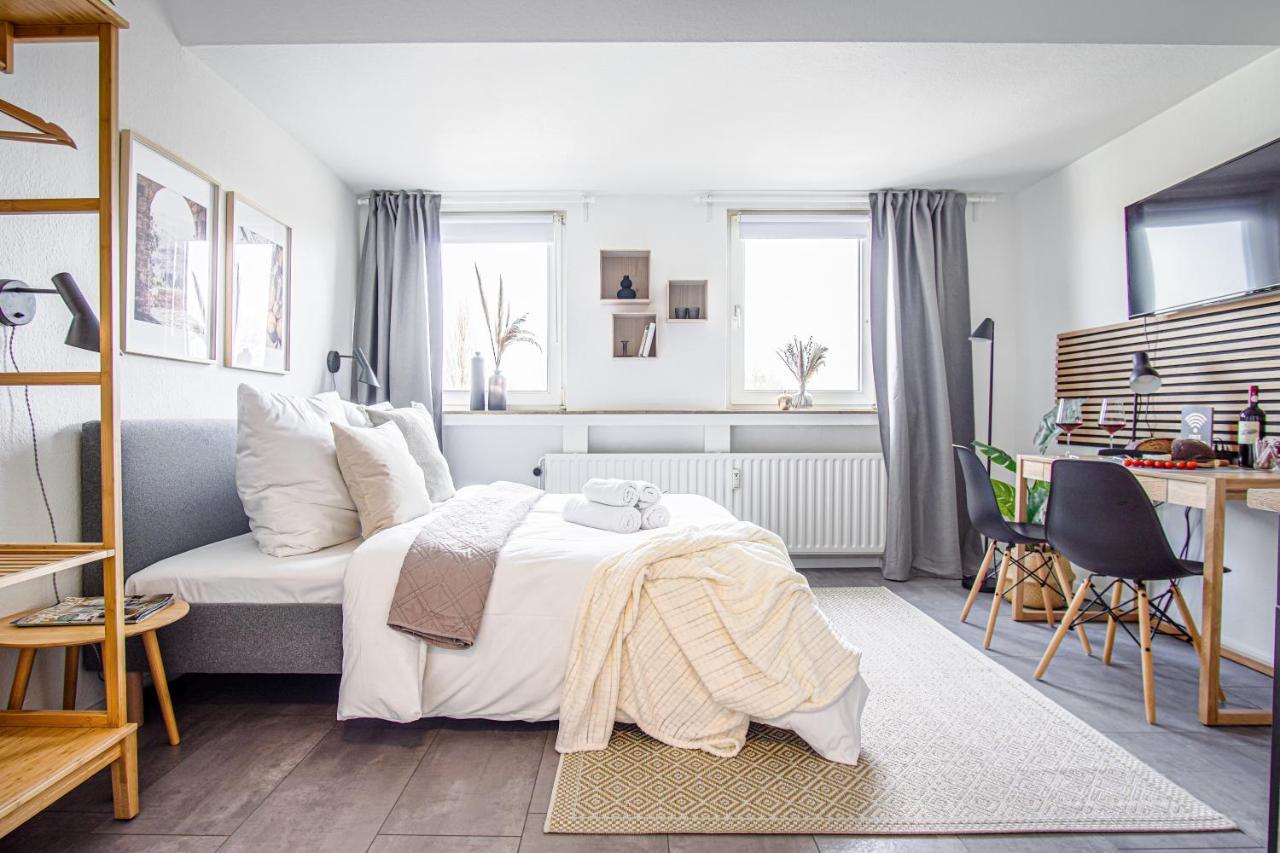Homefy Studio Sky - Free Parking - Elevator - Desk - Netflix Essen Exterior foto